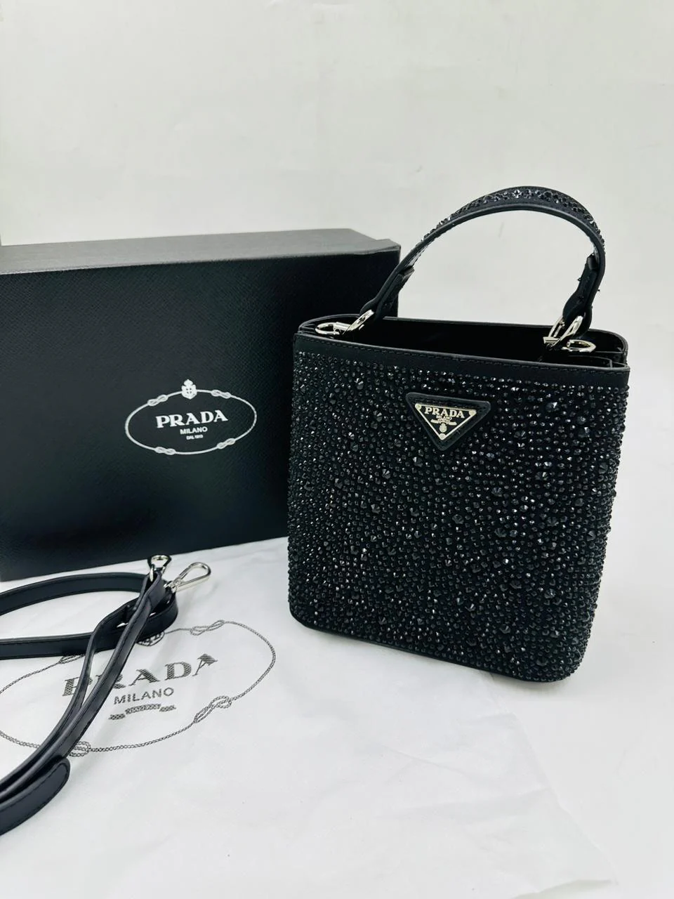 PRADA CRYSTAL HANDBAG