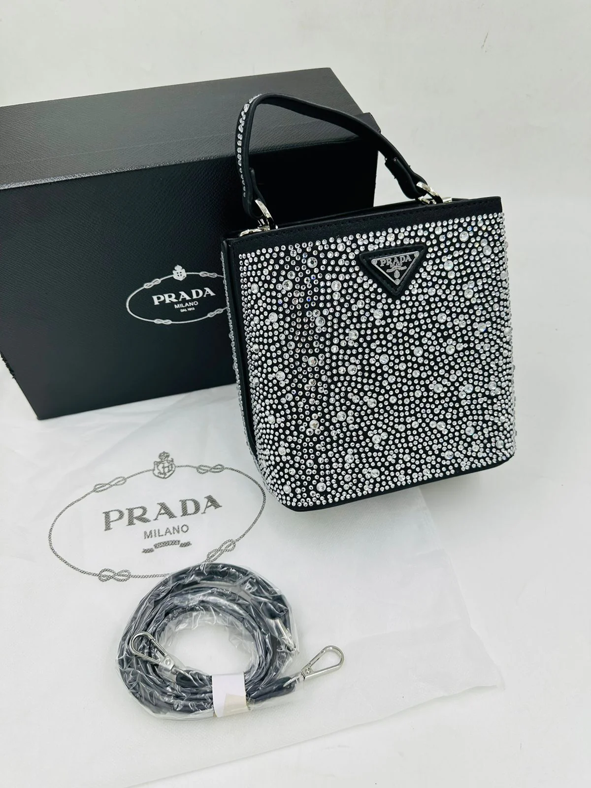 PRADA CRYSTAL HANDBAG