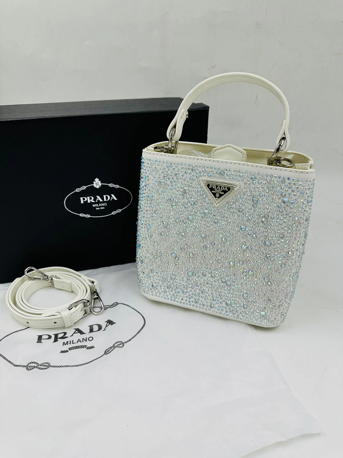 PRADA CRYSTAL HANDBAG