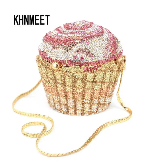 LUXURY CRYSTAL CUPCAKE BAG