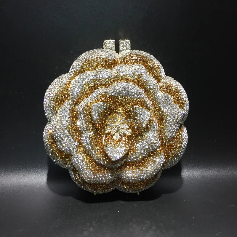 SUNFLOWER CRYSTAL CLUTCH