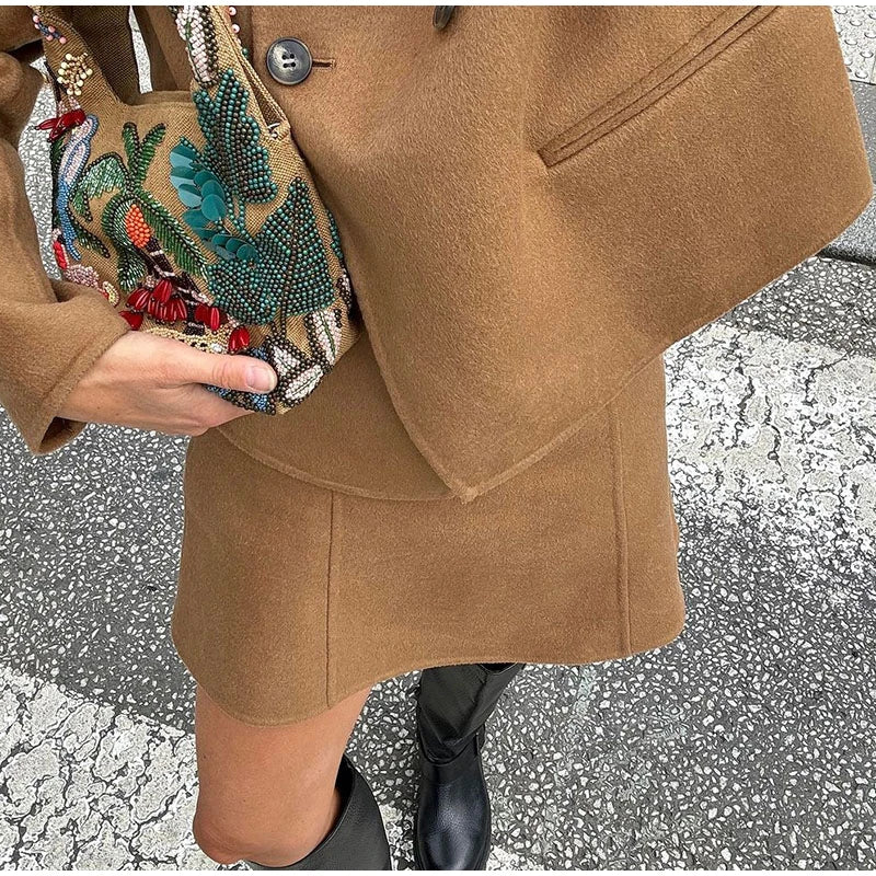 2 PIECE-SKIRT-JACKET