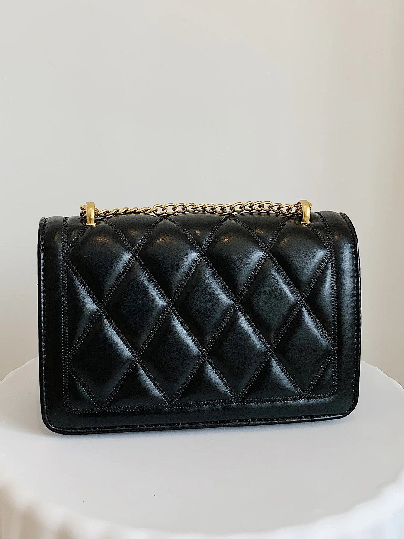 QUILTED FLAP BAG