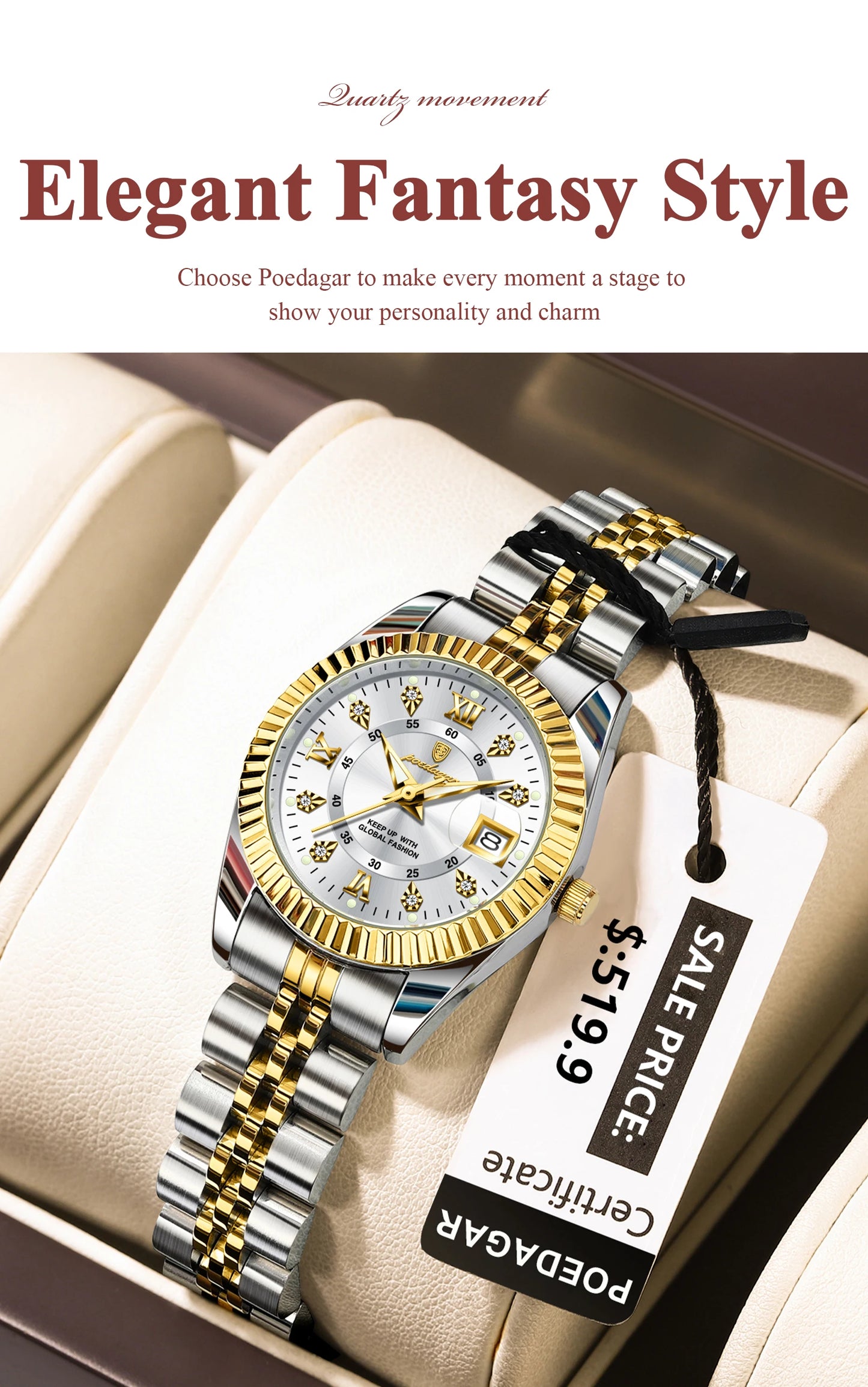 POEDAGAR LADIES WATCH