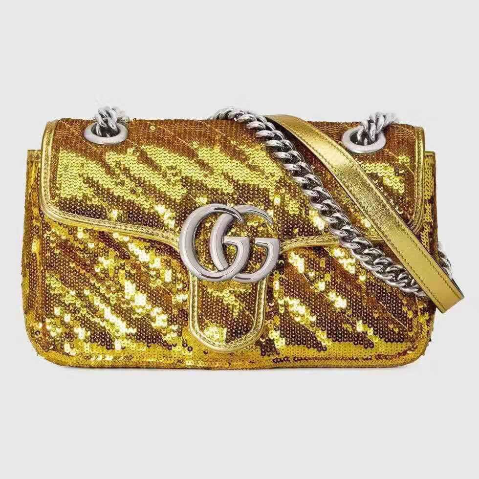 GUCCI GOLD SHOULDER BAG