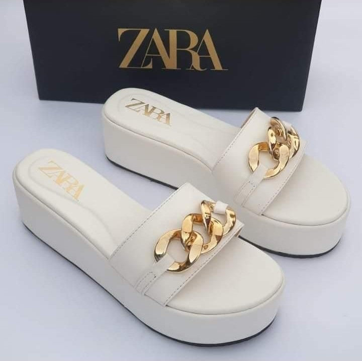 ZARA WHITE FLAT