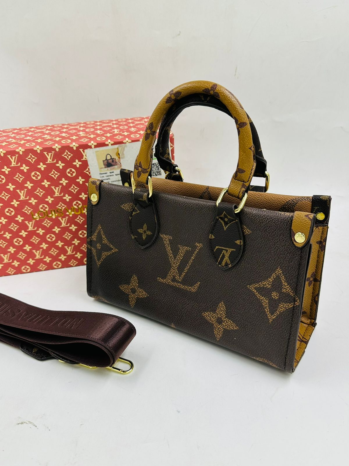 LV CHOCOLATE TOTE