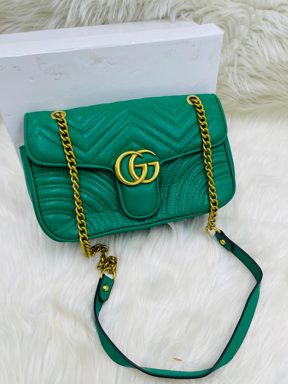 GUCCI GREEN SHOULDER BAG