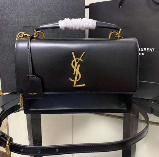 YSL BLACK LEATHER BAG