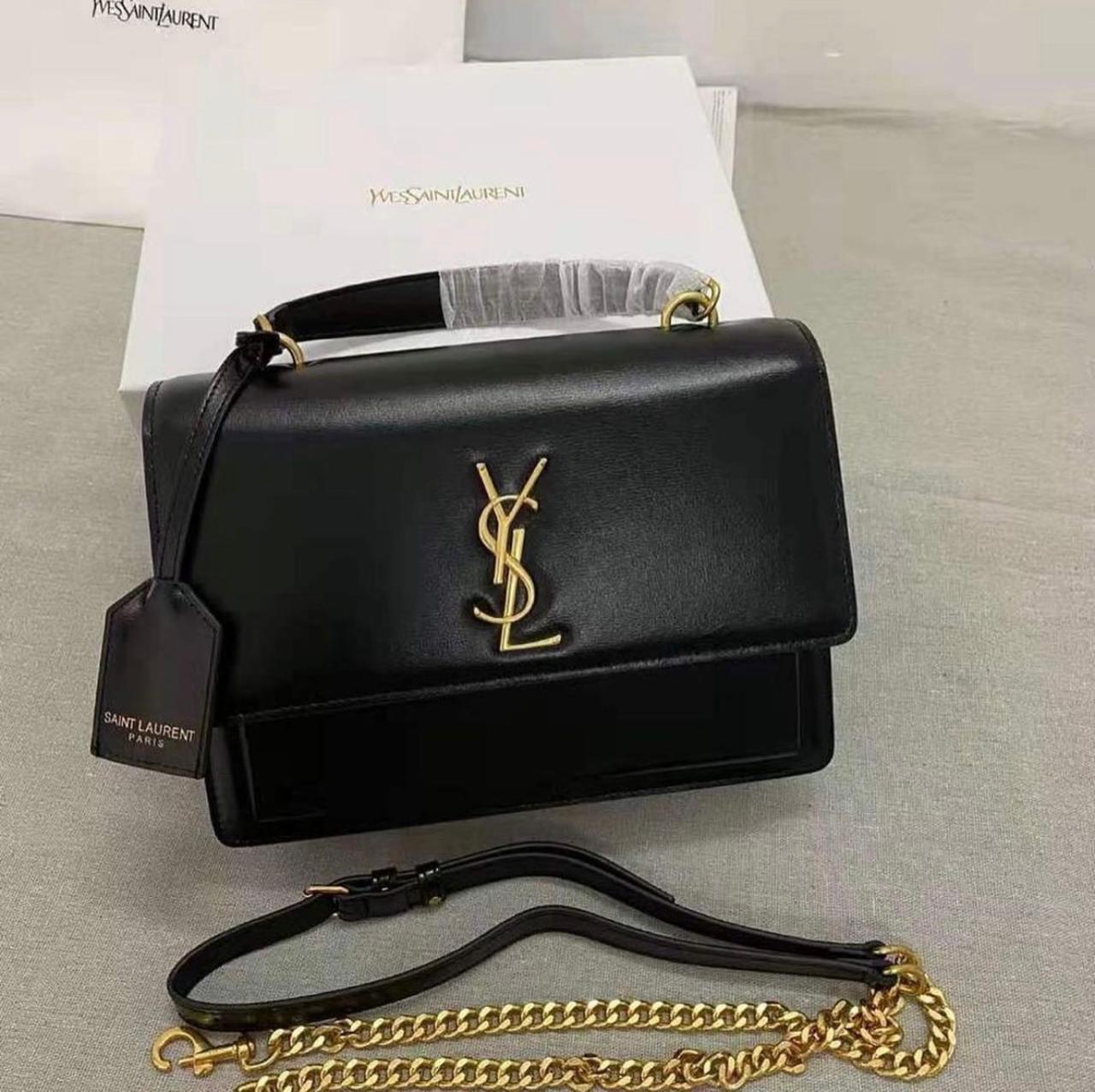 YSL BLACK LEATHER BAG